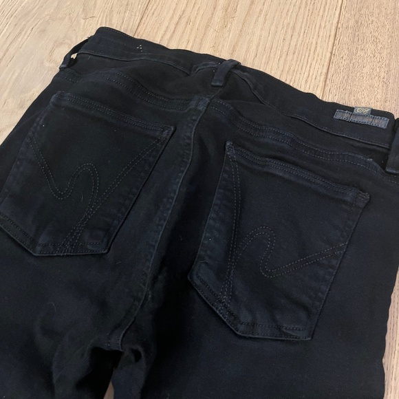 Citizen of Humanity Slick Skinny Leg jet black size 27 - Picture 2 of 5